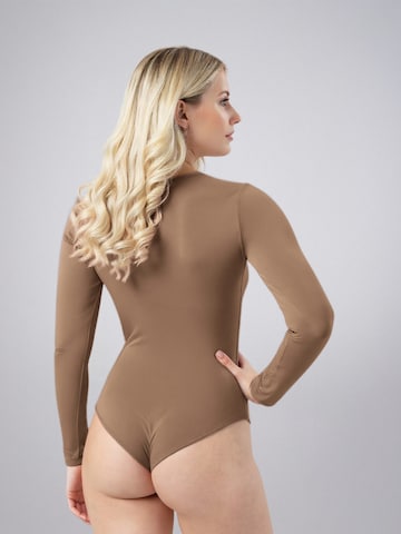 LEAFLETIC - Body 'Leafletic Women’s Bodysuit' en marrón