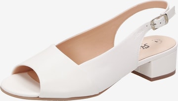 SIOUX Sandals 'Zippora' in White: front