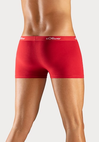 s.Oliver Boxershorts in Rood