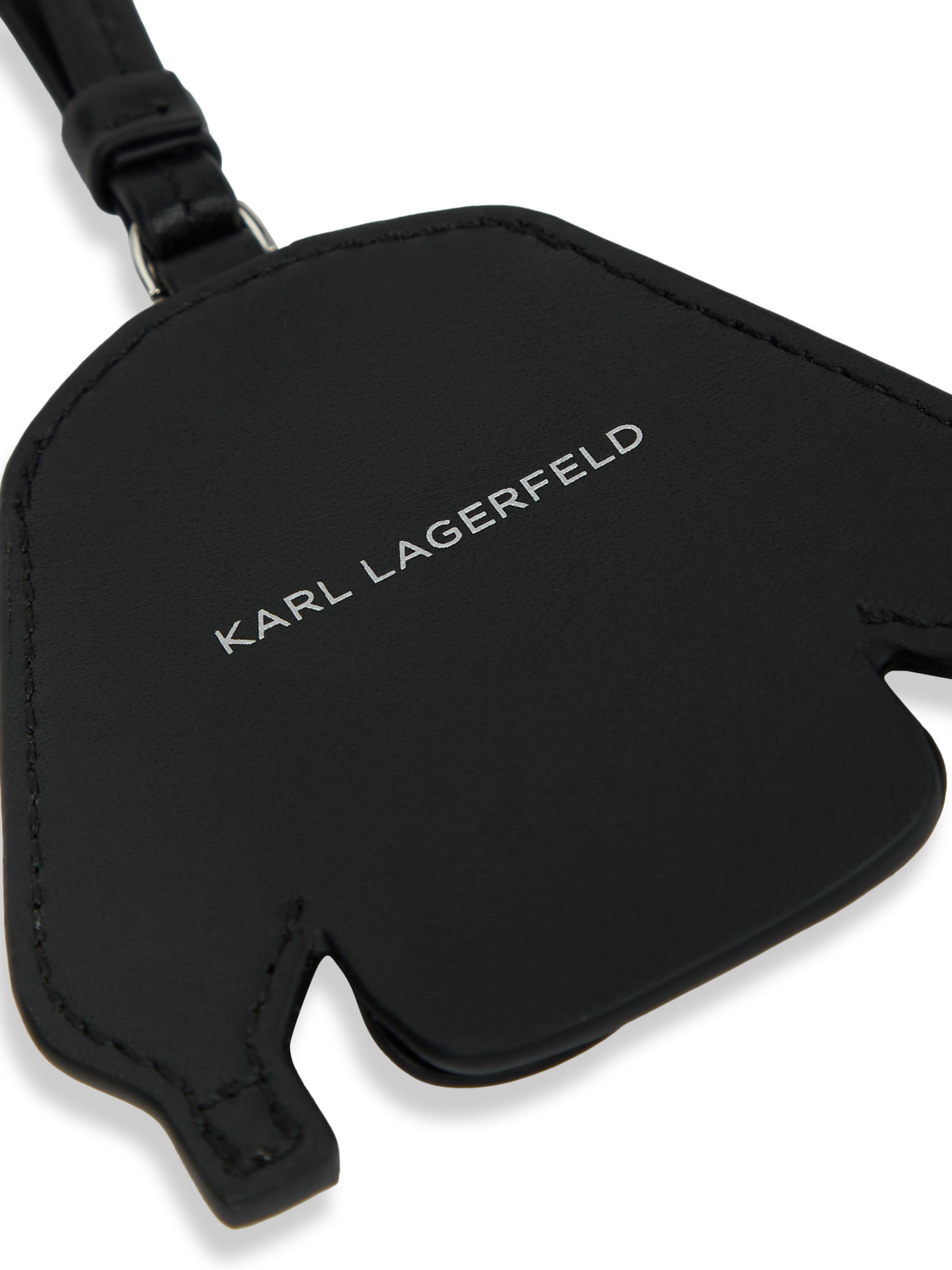Karl Lagerfeld Ключодържател в черно