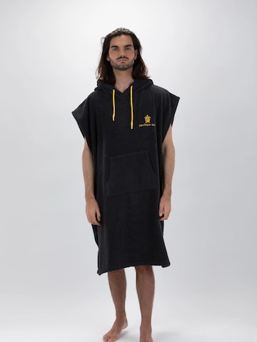 Pacifique Sud Sport-Bademantel in Grau: Vorderseite