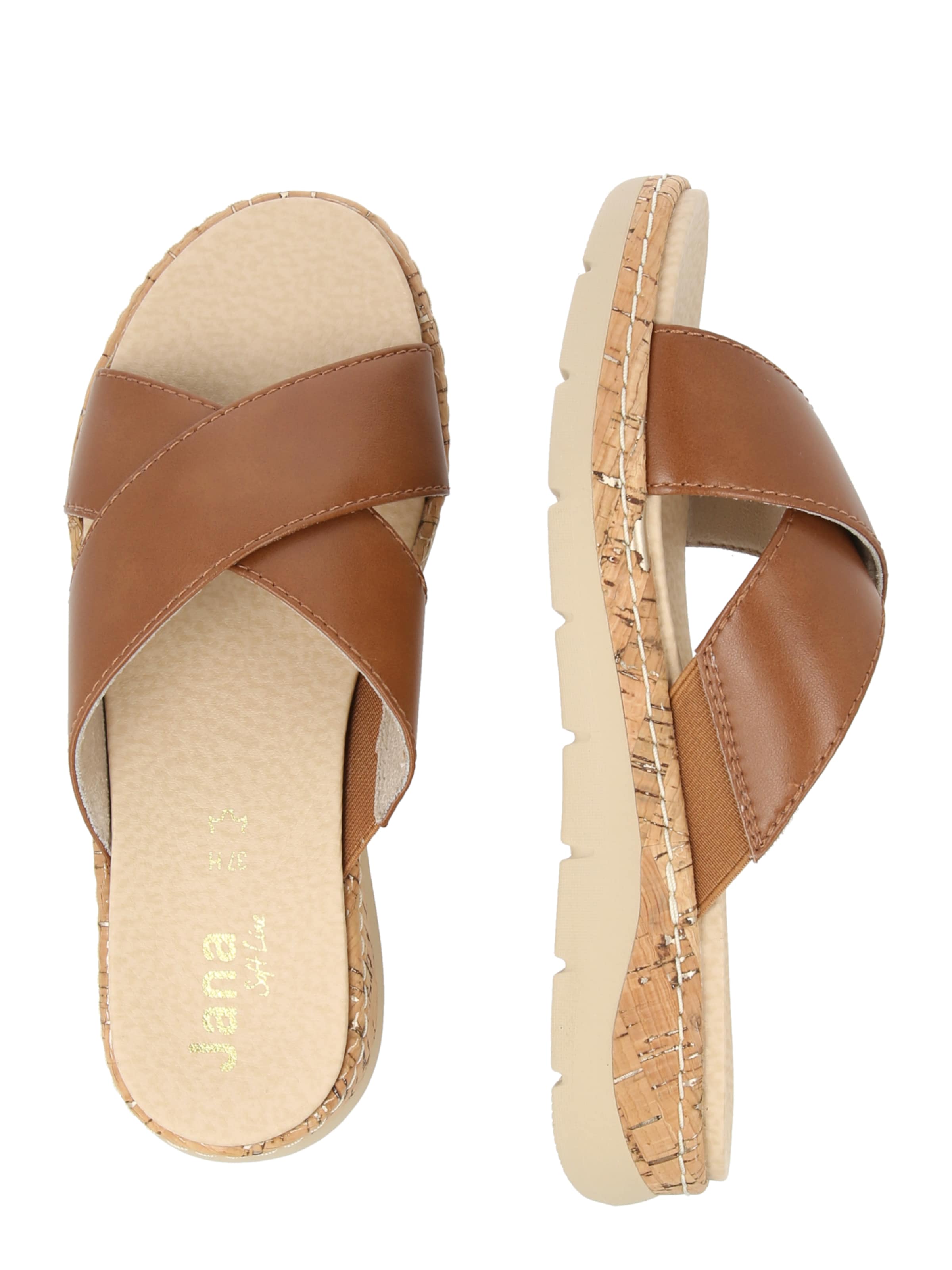 JANANatikače s potpeticom - smeđa boja