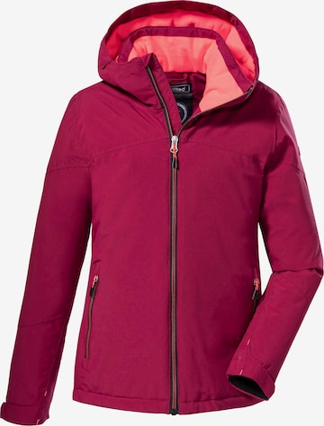 KILLTEC Outdoorjacke in Lila: predná strana