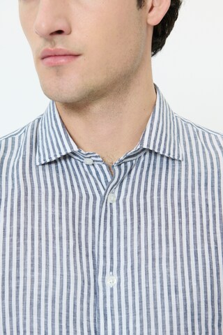 Matinique Regular fit Overhemd 'MAMarc' in Blauw