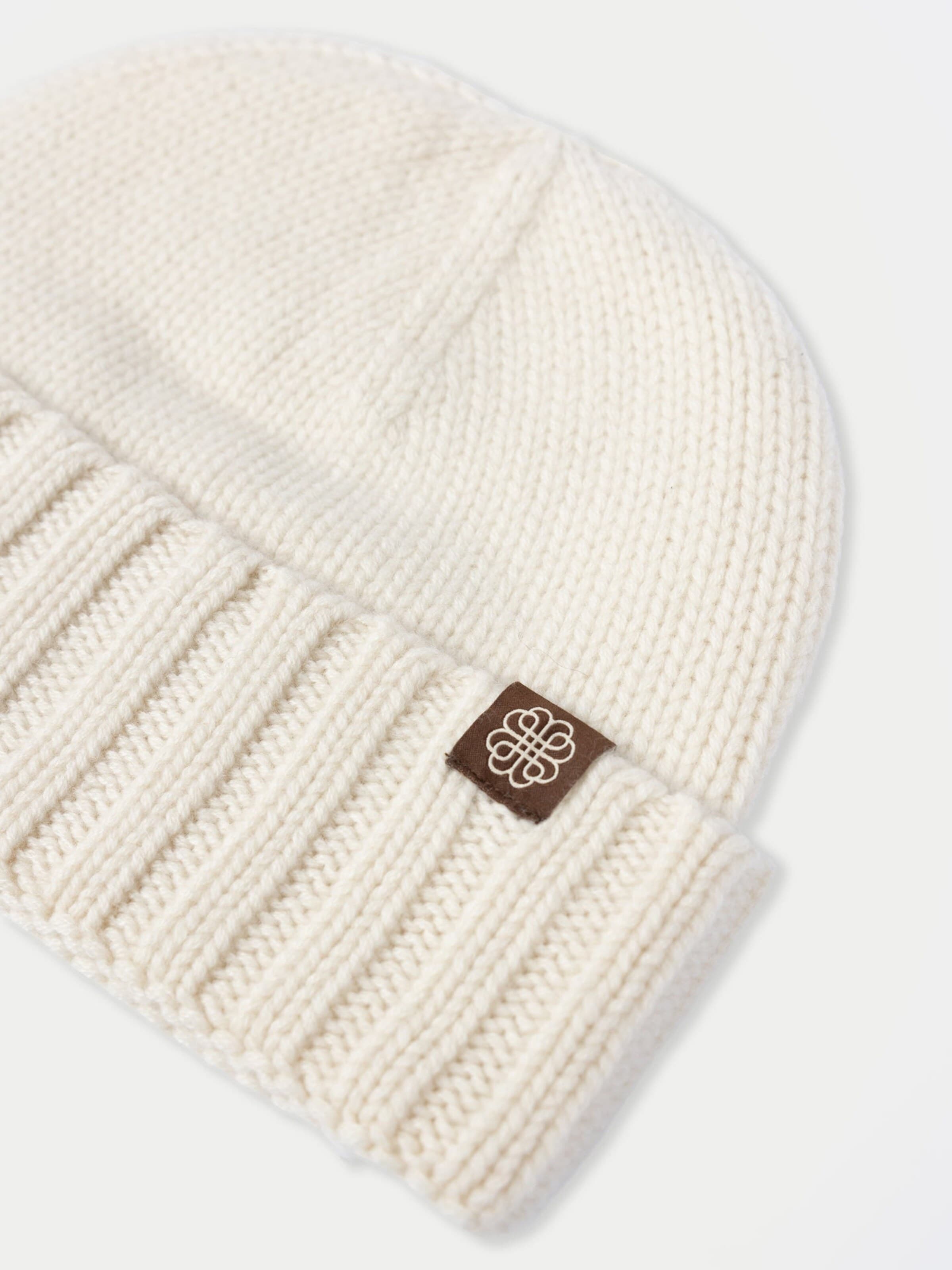 GOBI Cashmere Pipo 'Unisex Beanie' värissä valkoinen