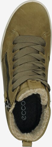 ECCO High-Top Sneakers in Green