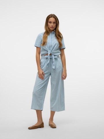 VERO MODA Wide leg Byxa 'VMXENIA' i blå