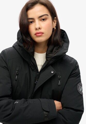 Superdry Winterjas in Zwart