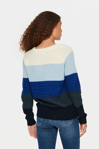 SAINT TROPEZ Sweater 'Brooklyn' in Blue