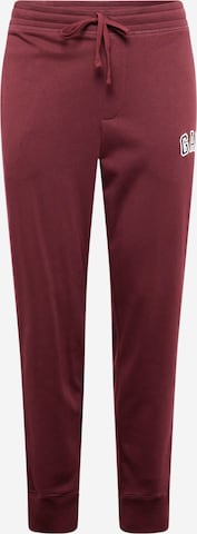 GAP Tapered Trousers in Red: front