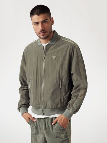 GUESS Between-Season Jacket in Green: front