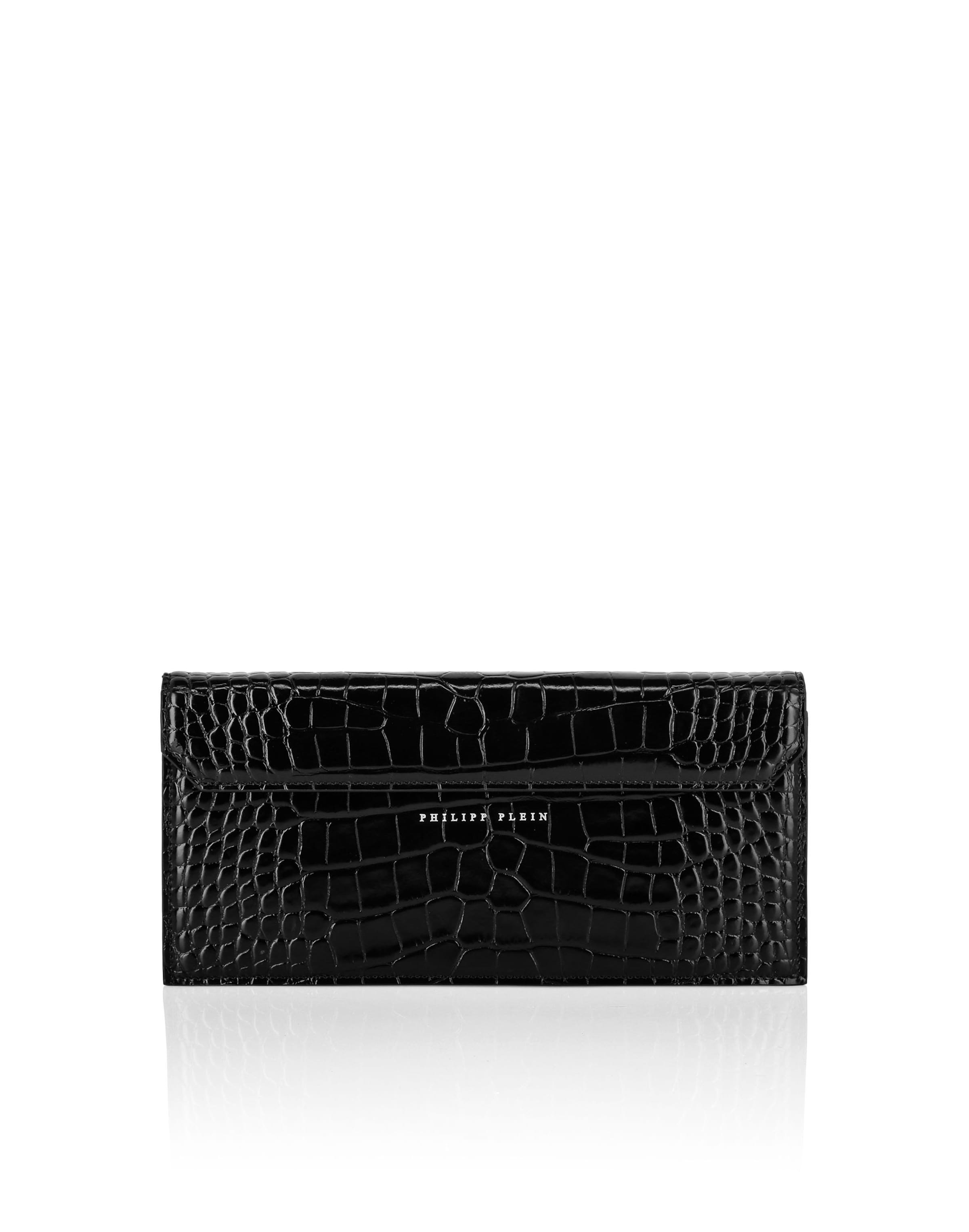 Pochette 'Skull' di Philipp Plein in nero
