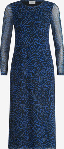 Vera Mont Basic-Kleid mit Animalprint in Blau: predná strana