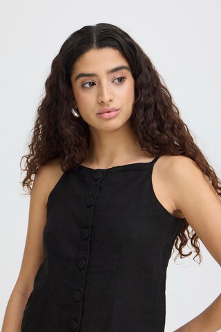 ICHI - Top 'Linno' en negro