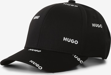 HUGO Red Cap in Black: front