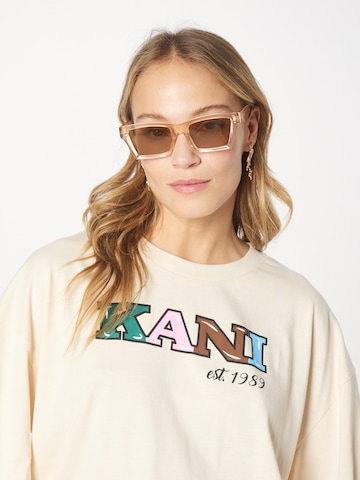 Karl Kani - Camiseta talla grande en beige