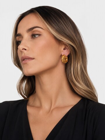 Boucles d'oreilles 'Herminia' RteRme en or