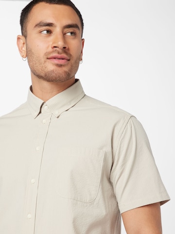 Les Deux Regular fit Button Up Shirt 'Louis' in Beige