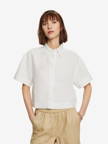 ESPRIT Blouse in Wit: voorkant