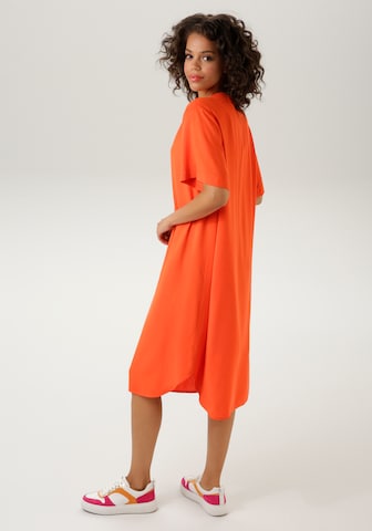 Aniston CASUAL Blusenkleid in Orange