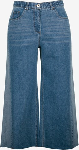 Studio Untold Wide leg Jeans in Blauw: voorkant