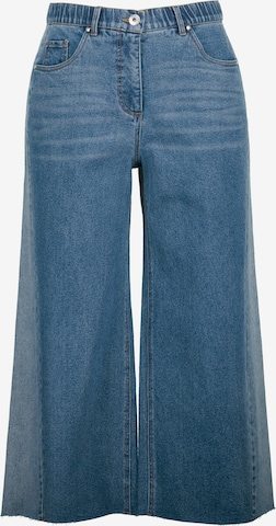 Studio Untold Wide leg Jeans in Blauw: voorkant