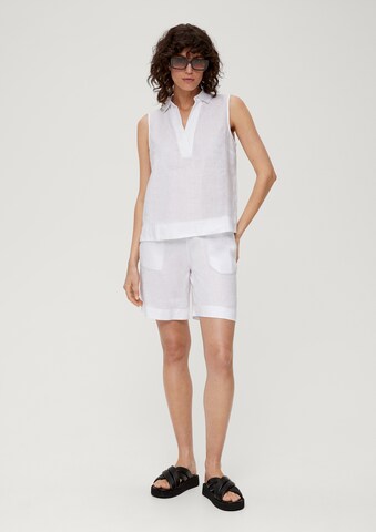 s.Oliver Loose fit Pants in White