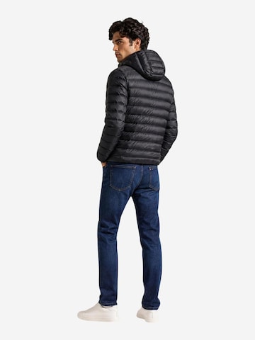 Manteau d’hiver 'HOODED JACKET MW0MW43464' TOMMY HILFIGER en noir
