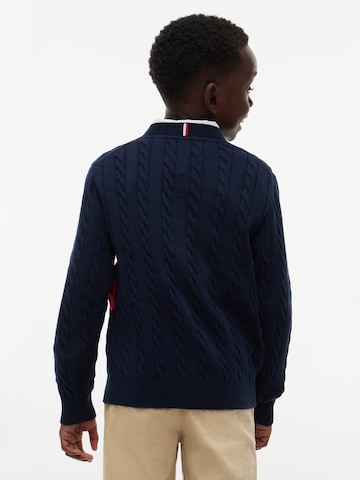 TOMMY HILFIGER Svetr 'Essential' – modrá