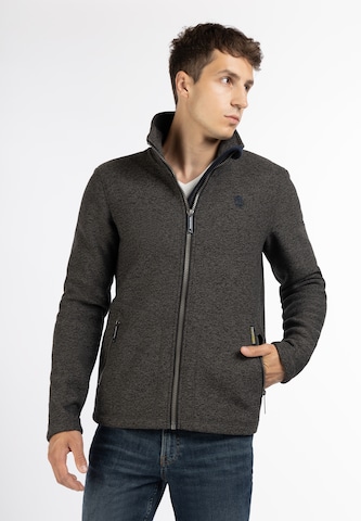 Schmuddelwedda Fleece jacket in Grey: front