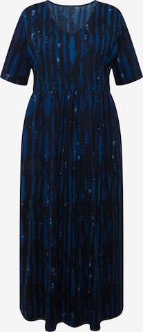 Robe Ulla Popken en bleu : devant