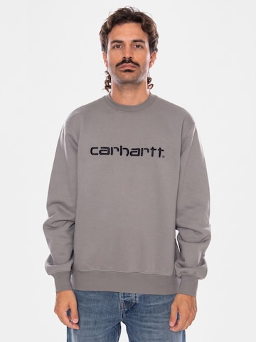 Felpa 'CARHARTT SWEAT SHADY GREY / DARK NAVY' di Carhartt WIP in blu