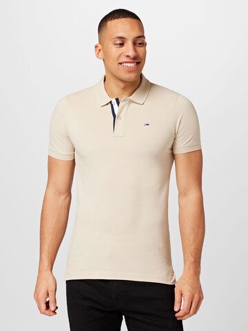 T-Shirt Tommy Jeans en beige : devant