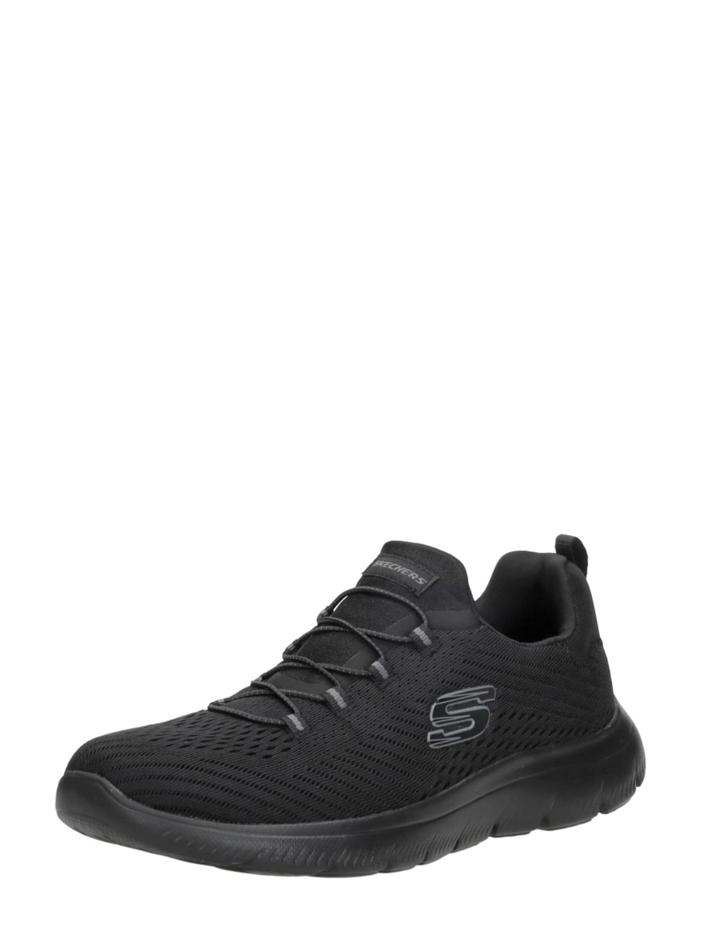 SKECHERS Sneakers laag 'Summits - Fast Attraction' in Zwart: voorkant