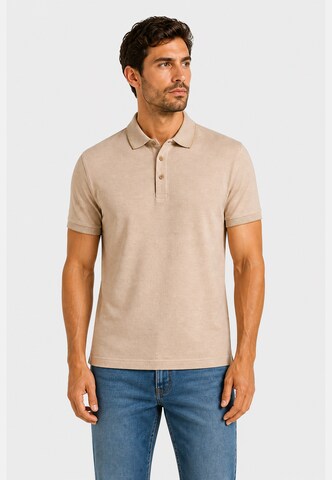 HECHTER PARIS Shirt in Bruin: voorkant