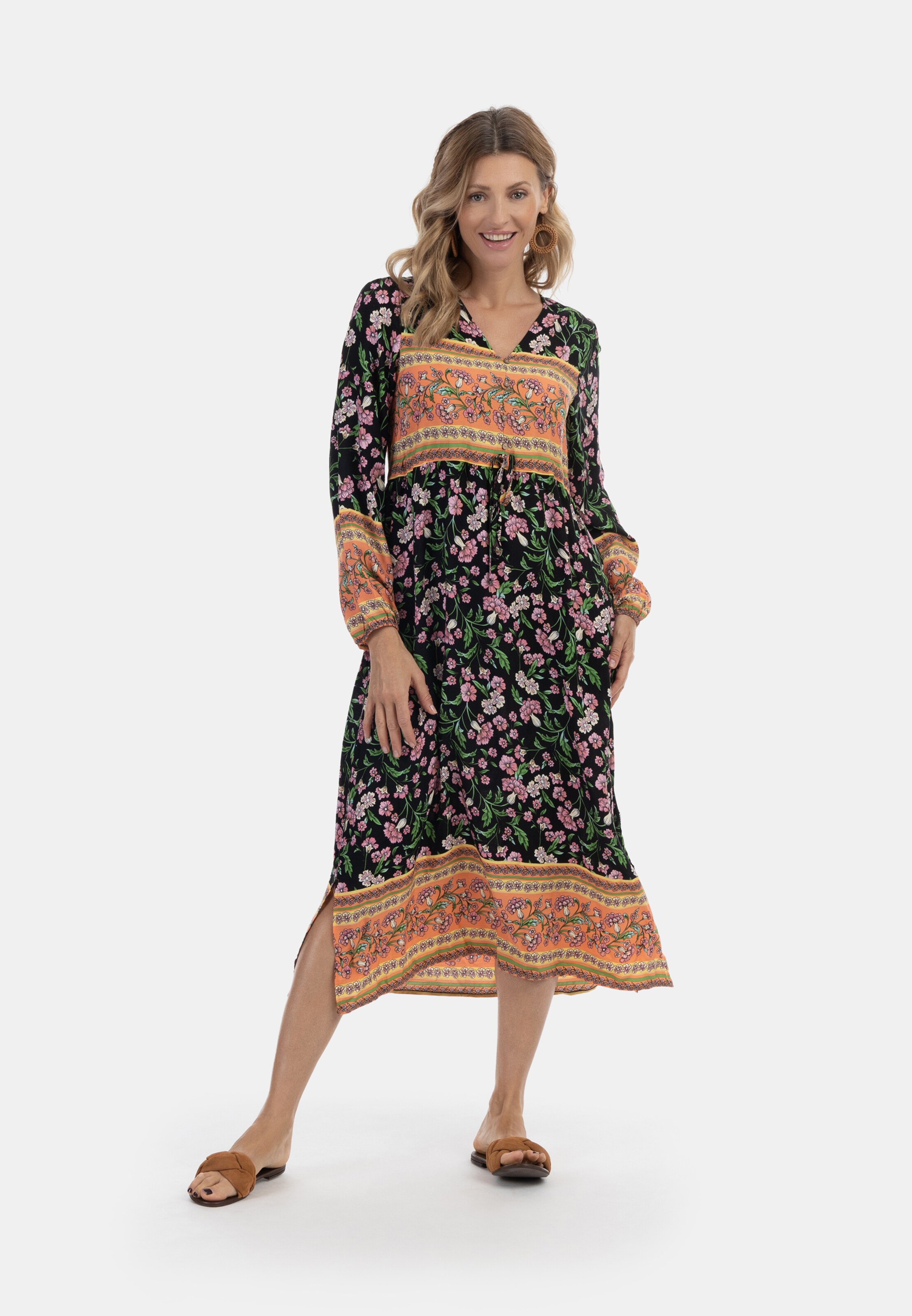 usha FESTIVAL Jurk Carnea in Gemengde Kleuren ABOUT YOU