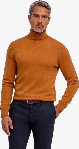FALKE Pullover 'Pure Cashmere' in Braun: Vorderseite