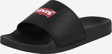 LEVI'S ® Pantoletter 'JUNE' i svart: forside