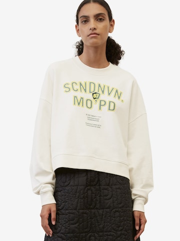 Marc O'Polo DENIM Sweatshirt in White: front