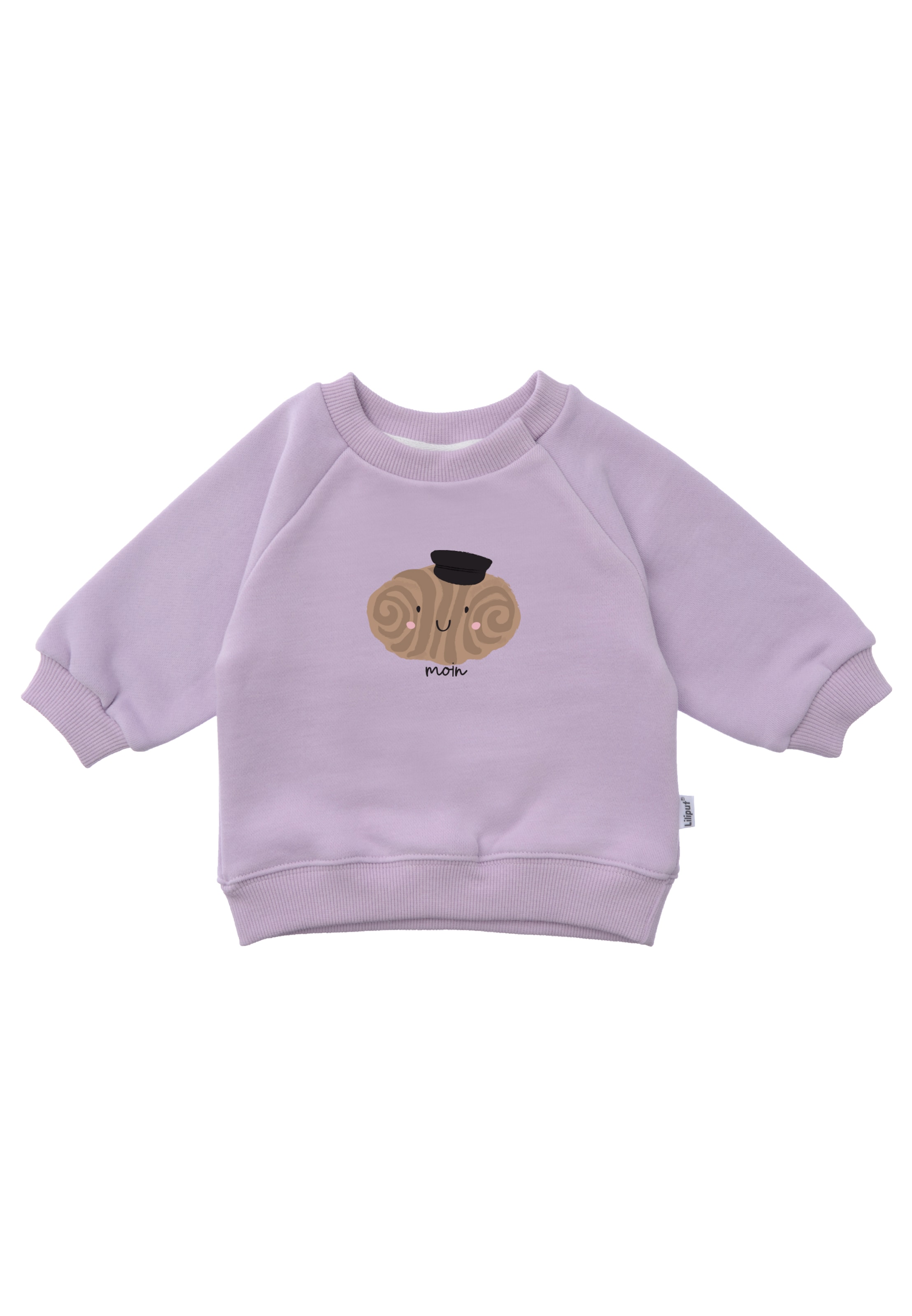 LILIPUT Sweatshirt 'Franzbrötchen' in Purple: front