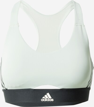 ADIDAS PERFORMANCE Sport-BH in pastellgrün / schwarz / weiß, Produktansicht