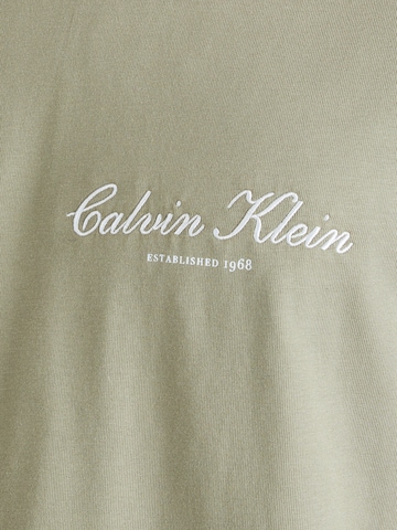 Calvin Klein Jeans Regularen Majica | zelena barva