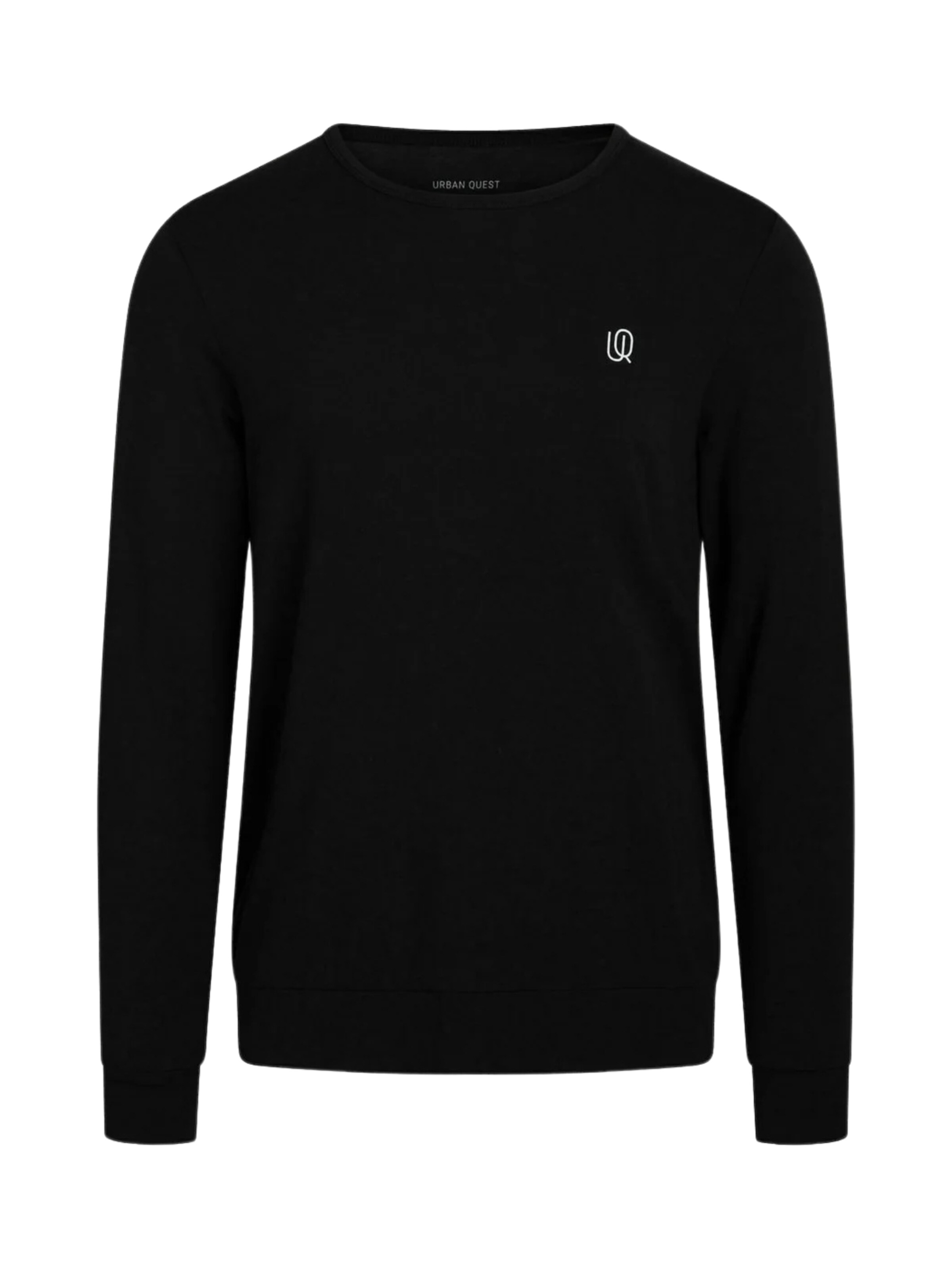 URBAN QUEST Pullover in Schwarz: Vorderseite