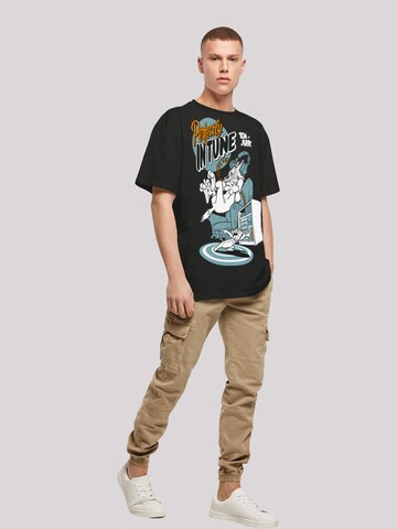 F4NT4STIC Shirt 'Tom und Jerry Perfectly In Tune' in Black