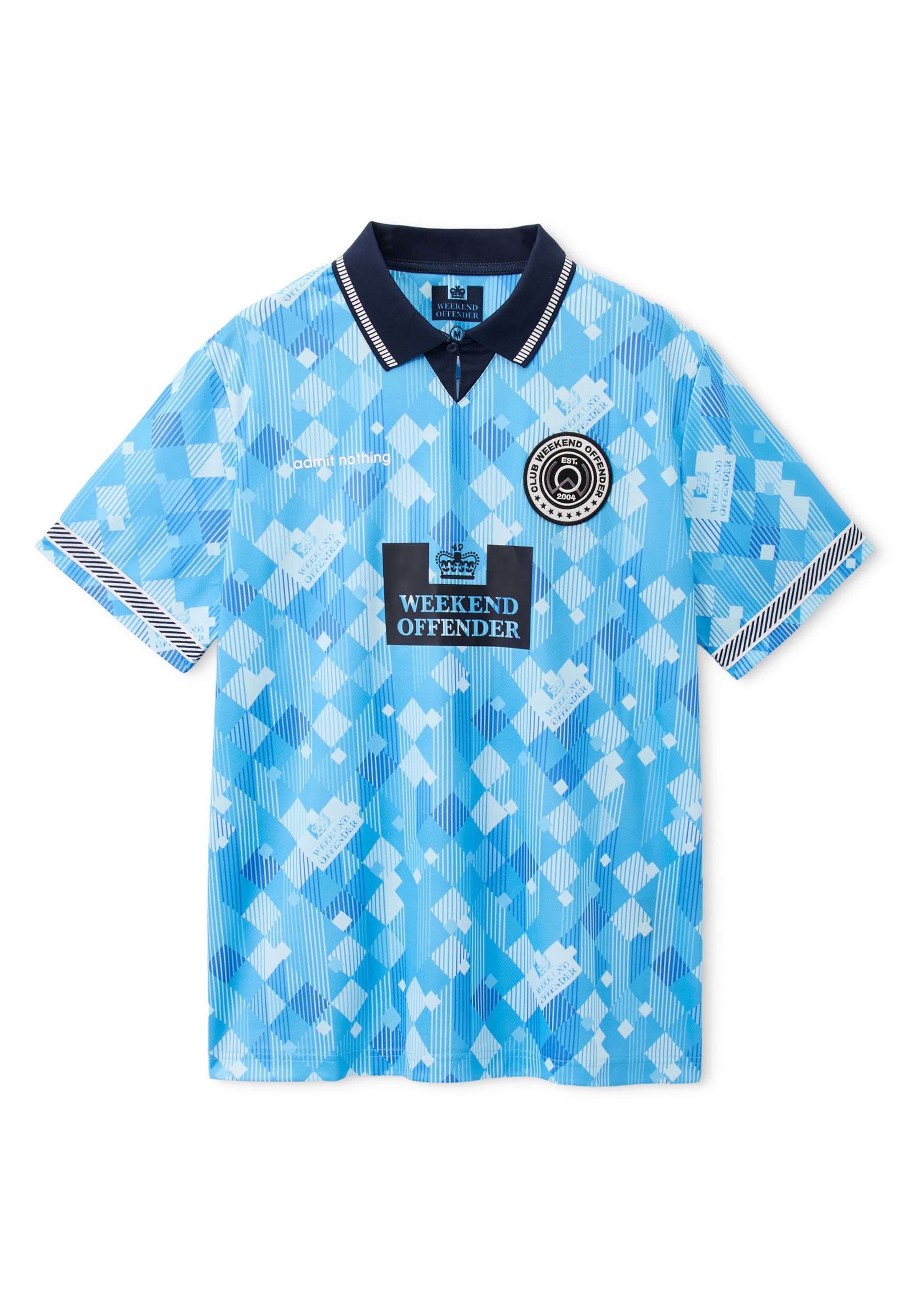 Weekend Offender Trikot 'England' in Blau: Vorderseite