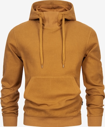 INDICODE JEANS Sweatshirt ' INJody ' in Gelb: Vorderseite