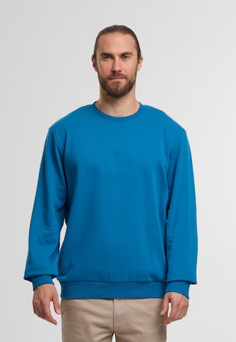 INDICODE JEANS Sweatshirt in Blauw: voorkant