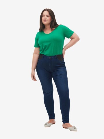 Zizzi Skinny Jeans in Blau: predná strana