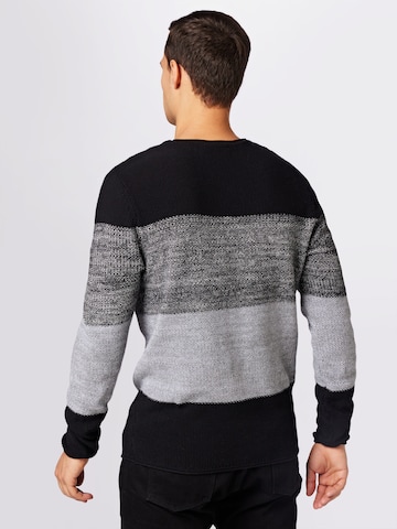Key Largo Regular fit Sweater 'Jogi' in Black
