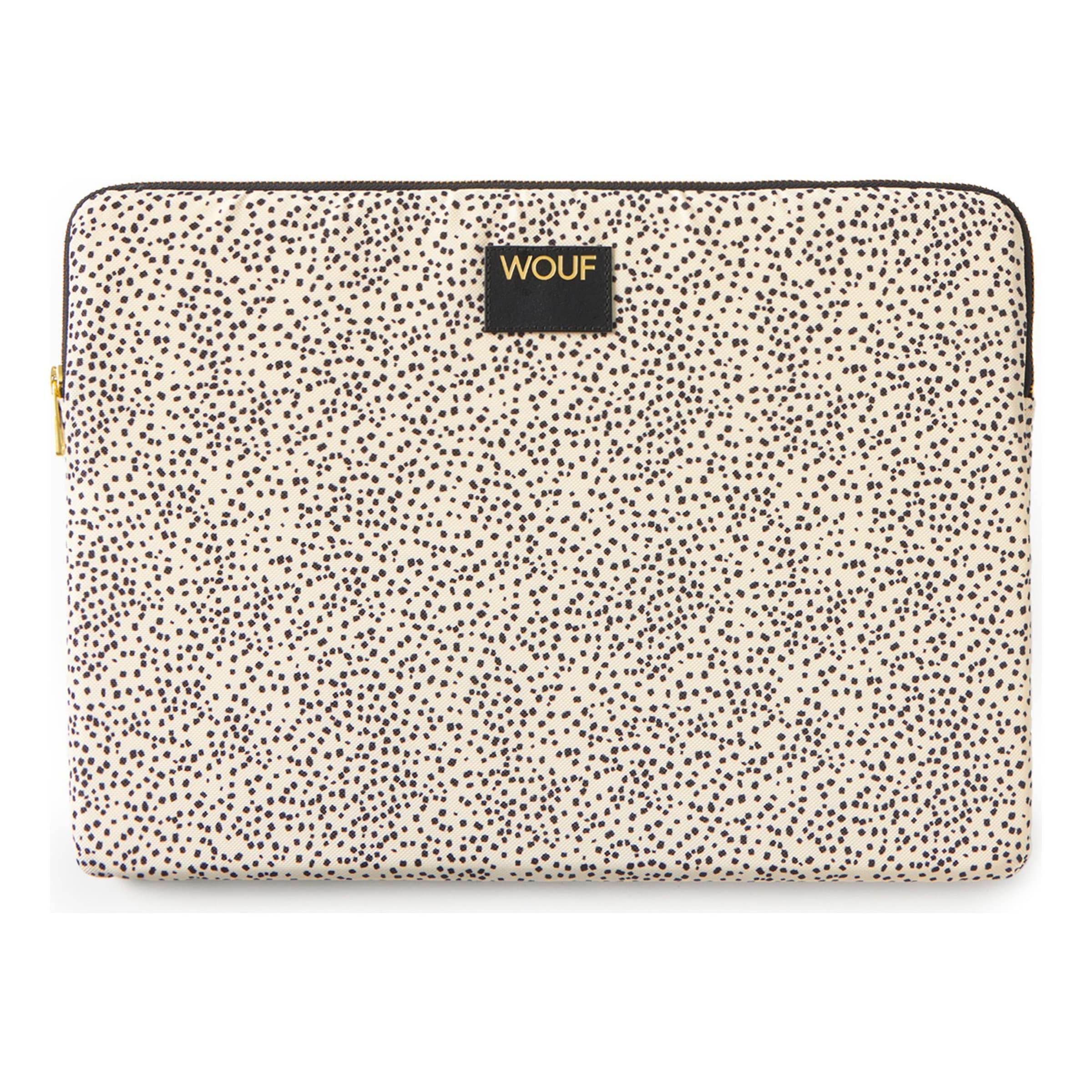 Wouf Laptop Bag 'Daily ' in Beige: front